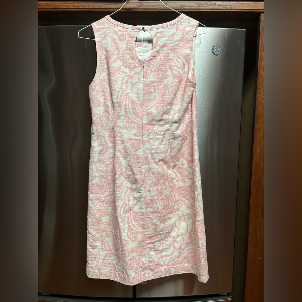 Talbots Pink and White Floral dress